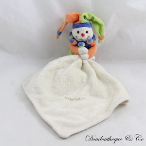 Clown Einstecktuch Kuscheltier BABY NAT' Harlekin Pixie