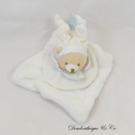 Doudou Plat Bär Papou DOUDOU ET COMPAGNIE les z'amigolos blanc 15 cm Doudou Plat Bär Papou DOUDOU ET COMPAGNIE les z'amigolos blanc 15 cm