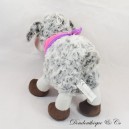 Pañuelos de peluche de piel de oveja sin marca gris rosa 26 cm NUEVO