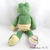 Frog plush BEAR STORY acrobat green 39 cm