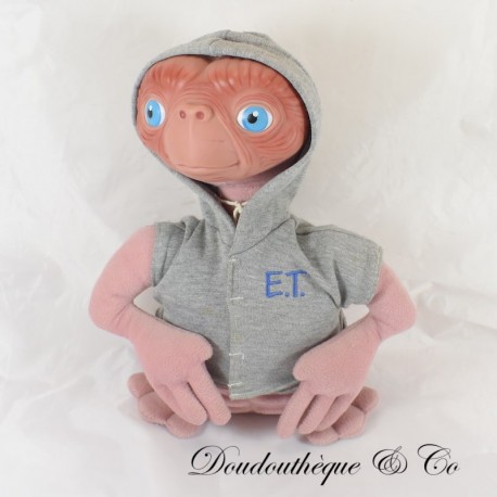 Plüsch E.T THE ALIEN Applause Pink Sweet Hemd Grau vintage 30 cm