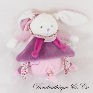 Plush Musical Rabbit CUDDLY TOY AND COMPANY Purple White Cherry DC2704 16 cm