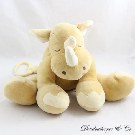 Musikalisches Plüsch-Kirafu-Nashorn NOUKIE'S beige Savannah Kollektion 28 cm Musikalisches Plüsch-Kirafu-Nashorn NOUKIE'S beige Savannah Kollektion 28 cm