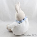 Rabbit ball cuddly toy KLORANE white blue
