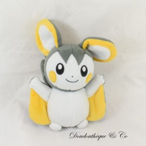 Peluche Pokemon Emolga Blanco y Amarillo 22 cm