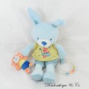 Kaninchen Aktivität Plüsch POMMETTE blau Flugzeug orange Bär 30 cm