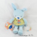 Kaninchen Aktivität Plüsch POMMETTE blau Flugzeug orange Bär 30 cm