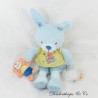 Kaninchen Aktivität Plüsch POMMETTE blau Flugzeug orange Bär 30 cm