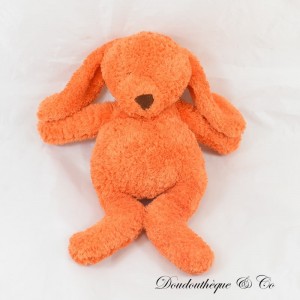 Peluche de Conejo o Perro Vintage Naranja TEDDY 30 cm