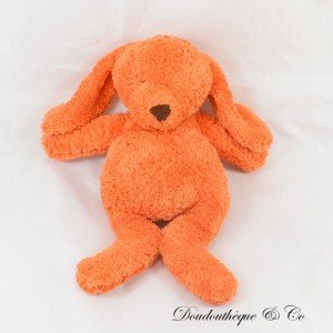 Plüschkaninchen oder Hund Vintage Orange TEDDY 30 cm