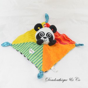 Doudou Panda TOMY Lamaze doudou d'éveil grelot multicolore 23 cm