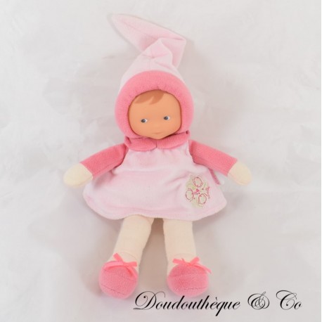 Puppe Kuscheltier COROLLE Mademoiselle rosa Kleid 25 cm Puppe Kuscheltier COROLLE Mademoiselle rosa Kleid 25 cm