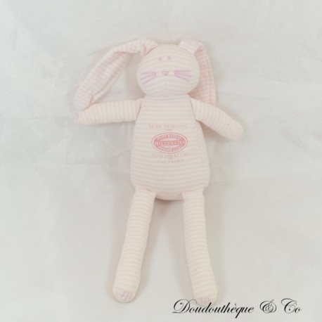 Hase Kuscheltier PETIT BATEAU Milleraies gestreift rosa weiß 23 cm Hase Kuscheltier PETIT BATEAU Milleraies gestreift rosa weiß 23 cm