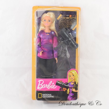 MATTEL National Geographic Astrónomo Craft Muñeca Barbie 2018