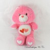 Osito de peluche Care Bears CARE BEARS besos rosa patrón de corazón 40 cm