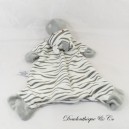 SUKI zebra flat cuddly toy triangle shape white and grey stripes 40 cm