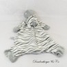 SUKI zebra flat cuddly toy triangle shape white and grey stripes 40 cm