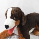 Peluche GM chien IKEA marron blanc Hoppig Bouvier chien de chasse 70 cm