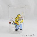 Verre à moutarde Bart et Homer LES SIMPSONS Century Fox Film transparent 10 cm