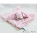Rabbit Flat Cuddly Toy, BABY NAT', Pink Marshmallow, BN0218, 25 cm