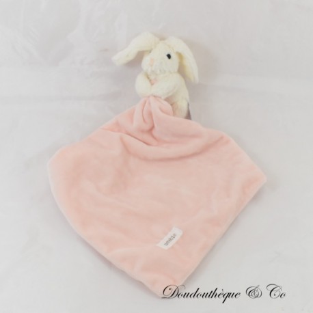 Bunny handkerchief cuddly toy NEWBIE Pink and White 38 cm