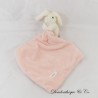Hasentaschentuch Kuscheltier NEWBIE Rosa und Weiß 38 cm