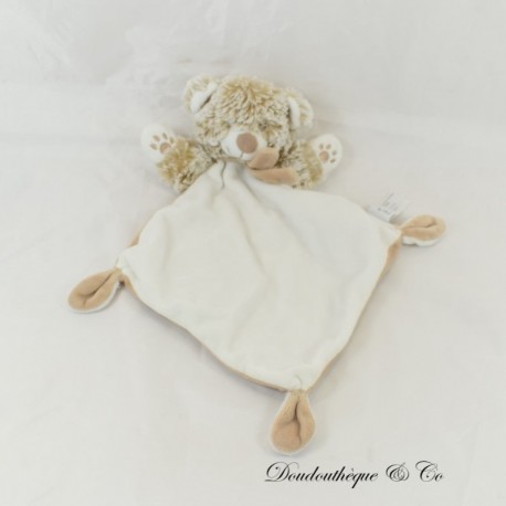 Flaches Kuscheltier TEX BABY weiß braun Diamant lange Haare Fußabdrücke 31 cm Flaches Kuscheltier TEX BABY weiß braun Diamant lange Haare Fußabdrücke 31 cm