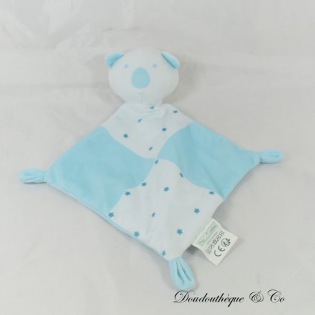 Flaches Kuscheltier MES PETITS CAILLOUX blau weiß sterne diamant 30 cm Flaches Kuscheltier MES PETITS CAILLOUX blau weiß sterne diamant 30 cm