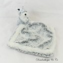 Husky dog handkerchief cuddly toy CREATIONS DANI mottled grey white 28 cm