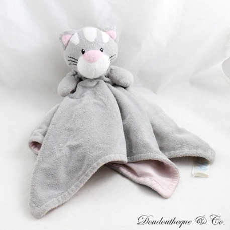 Peluche de peluche plano PRIMARK EARLY DAYS gris rosa RARE 45 cm