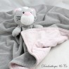 Peluche piatto gatto PRIMARK EARLY DAYS grigio rosa RARO 45 cm