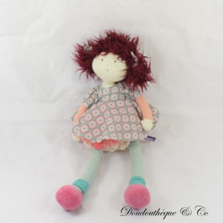 Jeanne MOULIN ROTY Doll The coquettish pink plum dress 38 cm