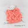 Flat cuddly toy KALOO Feather Coral Bows Floral Fabrics 23 cm