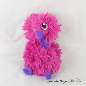 Ostrich plush AUCHAN pink and purple shiny bristles 25 cm