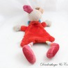 Flat dog cuddly toy EBULOBO red grey