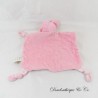 Flat cuddly toy with mouse BABY NAT' mottled pink with round patterns 24 cm