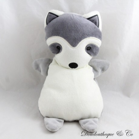 Waschbär Plüsch COOPER Fashy Mikrowellen-Wärmflasche grau weiß 35 cm Waschbär Plüsch COOPER Fashy Mikrowellen-Wärmflasche grau weiß 35 cm