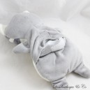 Peluche raton laveur COOPER Fashy bouillotte micro-ondable gris blanc 35 cm