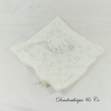 Flat cuddly toy cat SERGENT MAJOR My first white Major 24 cm Flat cuddly toy cat SERGENT MAJOR My first white Major 24 cm