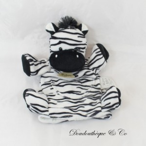 Zebra Puppe Kuscheltier, Schwarz und Weiß 22 cm