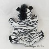 Zebra Puppe Kuscheltier, Schwarz und Weiß 22 cm