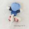 Plush mouse Diddlina DEPESCHE Diddl Parka and shorts blue 30 cm