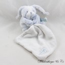 Rabbit handkerchief cuddly toy BABY NAT' Les Toudoux