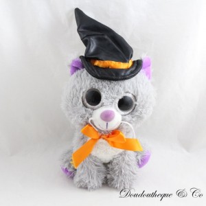 Peluche chat FIZZY Gros Yeux Halloween