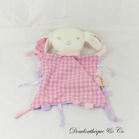 KÄTHE KRUSE Flaches Hasenkuscheltier, Pink & Lila 22 cm