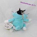 LANSAY Oggy Plush Cat and Cockroaches Keychain