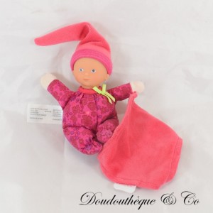 Pixie Decke COROLLA Rosa Blumen Einstecktuch Mini Traumpuppe 2015 13 cm