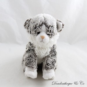 Soft grey white mottled cat CREATIONS CREATIONS 22 cm