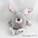 Vibrante coniglietto di peluche GIPSY Uovo di Pasqua grigio