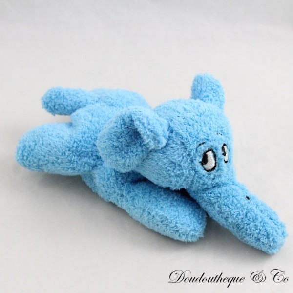 Peluche discount elephant bleu